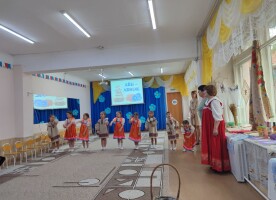 В детском саду № 206 состоялся мастер-класс «Лён-ленок»