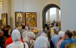 Всенощное бдение в канун праздника Преображения Господня