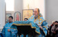 Митрополит Владимир совершил утреню с чтением акафиста Пресвятой Богородице в Успенском кафедральном соборе