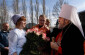 Митрополит Владимир поздравил прихожан храма в честь Казанской иконы Божией Матери со Святой Пасхой