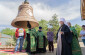 Митрополит Владимир освятил колокола для храма в честь святых князей Петра и Февронии Муромских в сквере Молодоженов