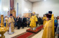 Митрополит Омский и Таврический Дионисий совершил Божественную Литургию в Воскресенском кафедральном соборе города Калачинска