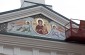 Фасад Воскресенского собора украсило мозаичное изображение Смоленской иконы Божией Матери